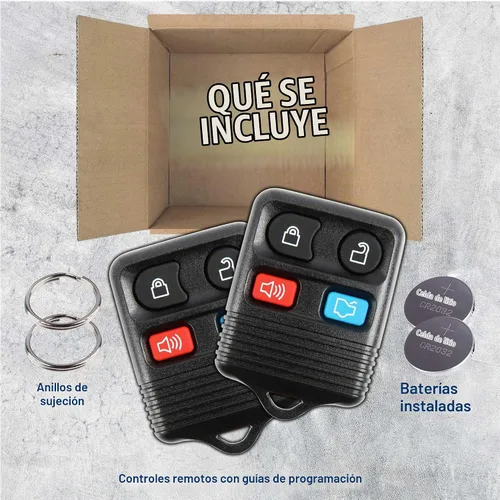 Vista 2 de Juego de llaves de coche con transpondedor remoto para Ford 2000-2016
