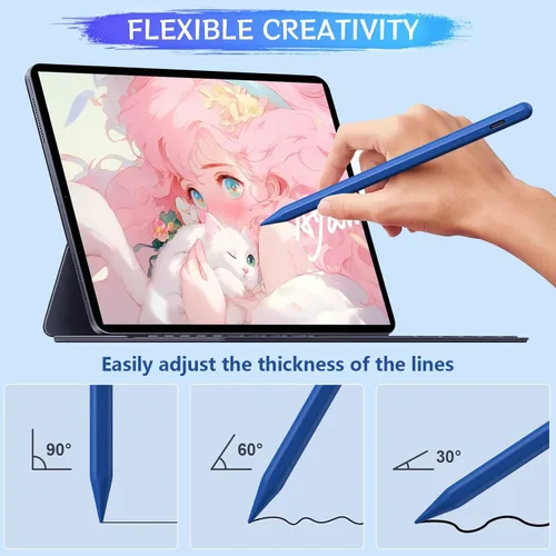 Vista 4 de Lápiz óptico para iPad A16/10ª/9ª generación, carga rápida de 10 minutos para Apple Pencil y iPad Pen, compatible con iPad