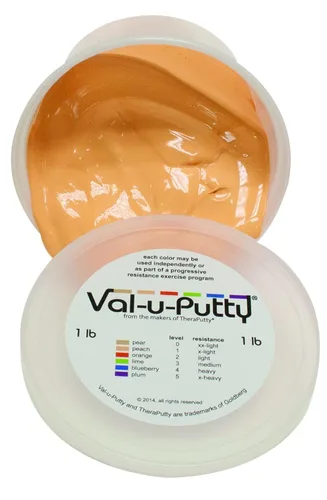 Vista 5 de Val-u-Putty 10-3944 Masilla de ejercicio, pesada, arándano, 1 libra