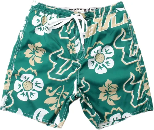 Vista 34 de Wes and Willy NCAA Traje de baño floral para hombre