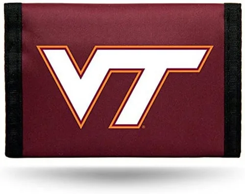 Vista 16 de Rico Industries Cartera de nailon de tres pliegues de la NCAA