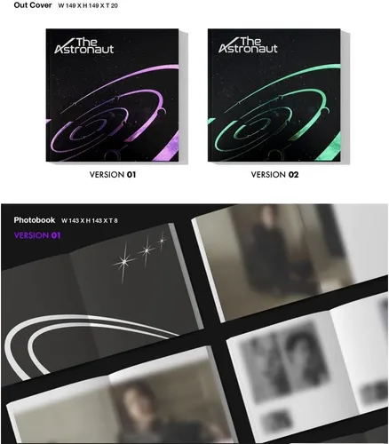 Vista 3 de DREAMUS - Jin - The Astronaut Single Album [Set (Ambas versiones)]