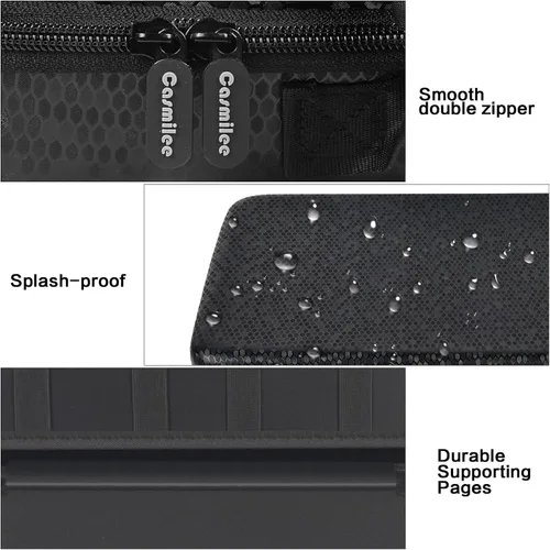 Vista 6 de Estuche de exhibición de cuchillos para más de 64 cuchillos de bolsillo, fundas plegables para cuchillos para colecciones, soporte de bolsa