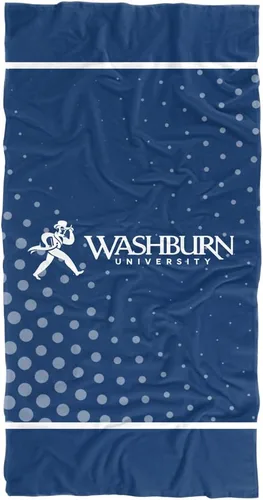 Vista 83 de LOGOVISION Manta Abilene Christian University, 30x60 Logo Dots CottonFront/PolyBackBeachTowel