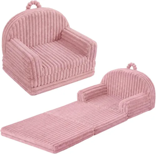 Vista 11 de Blissful Diary Sofá plegable para niños, 2 en 1, sofá para niños, cuadros