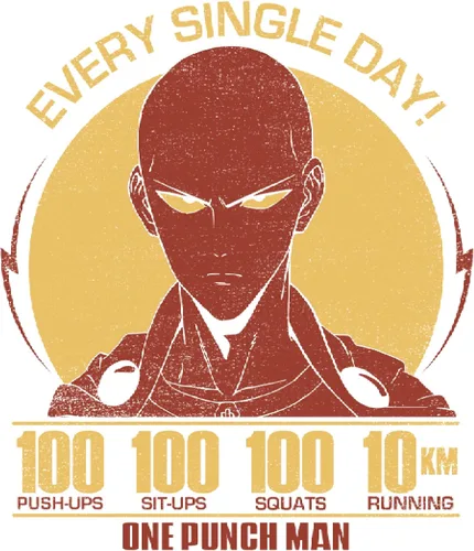 Vista 2 de One Punch Man Saitama Training Every Single Day - Camiseta sin mangas para hombre y mujer