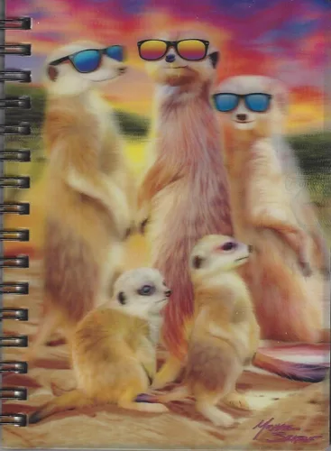 Vista 34 de 3D LiveLife Jotter - Our Solar System from Deluxebase. Lenticular 3D Space 6x4 Spiral Notebook with plain recycled paper pages. Artwork licensed