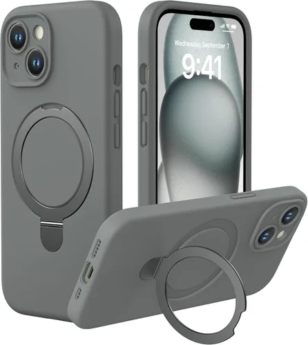 Vista 10 de CellEver Funda magnética fuerte para iPhone 14 Pro Max [para carga MagSafe] [protección de cámara] protección de alta resistencia, funda de silicona