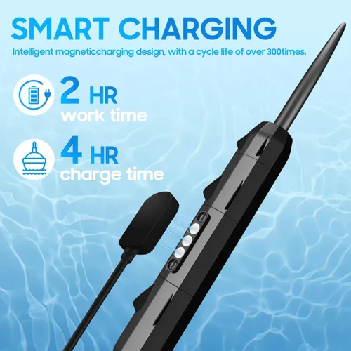 Vista 8 de Señuelo inteligente robótico para pesca, señuelos eléctricos de pesca Wobbler recargable por USB, cebo de natación, aparejos de pesca, acción