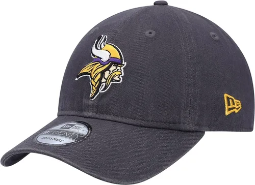 Vista 9 de New Era NFL Core Classic 9TWENTY Gorra Ajustable de Grafito - Talla Única Santos de Nueva Orleans