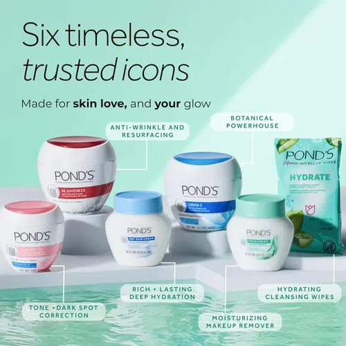 Vista 7 de POND’S Rejuveness Crema Facial – Hidratante Facial Antienvejecimiento con AHA, Vitamina E y Colágeno – Crema Antiarrugas Diaria para Mujeres – Crema