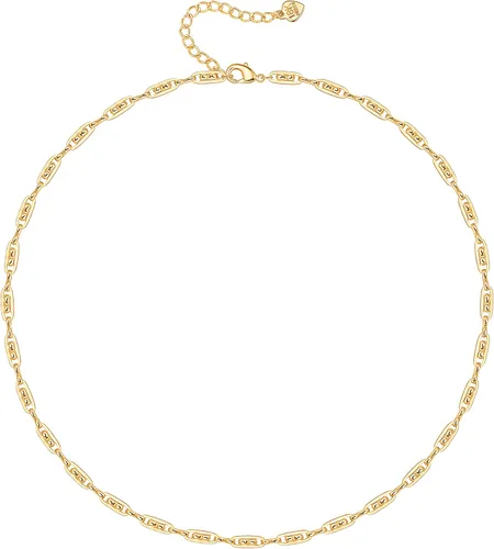 Vista 32 de Aobei Pearl - Gargantilla de oro de 18 quilates con cadena de clip, cadena de bolas y dijes perlas barrocas biwa para mujeres Cadena de estación