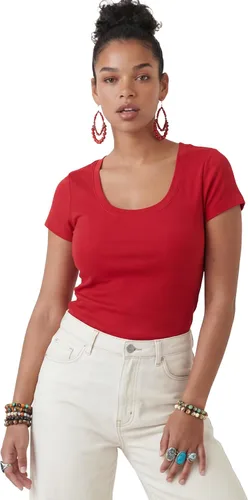 Vista 48 de Emmalise - Camiseta de manga corta para mujer, cuello redondo, estilo básico, pack de valor, tallas junior y grandes