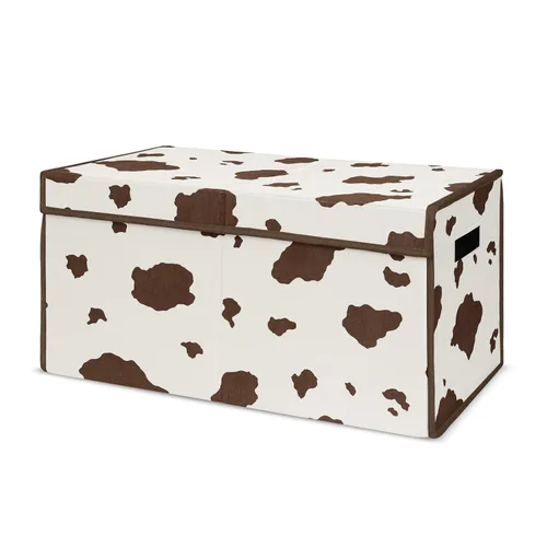 Vista 11 de Sweet Jojo Designs Caja de almacenamiento de juguetes de tela roja y blanca para niños, para niños, para colección de parches de béisbol