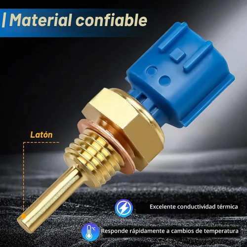 Vista 2 de Sensor de temperatura del refrigerante, sensor de temperatura del motor ECT, interruptor de temperatura compatible con Nissan Altima Frontier