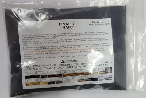 Vista 8 de Fibras de relleno de cabello, recarga de 1.76 onzas más 4.1 onzas Pulverizador fijador de fibra resistente, recarga para tu frasco actual Fibra