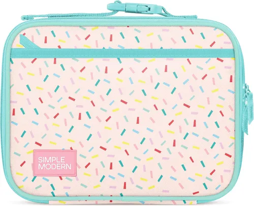Vista 26 de Simple Modern Fiambrera para niños y bolsa de almuerzo aislada para la Campos de unicornio