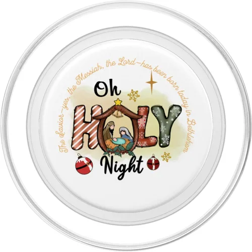 Vista 2 de PopSockets MagSafe PopGrip de Navidad cristiana nacida por Jesús para iPhone