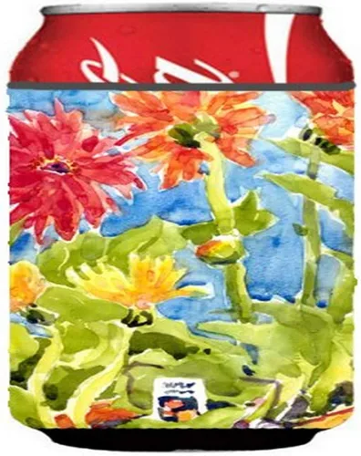 Vista 38 de Caroline's Treasures 6015LITERK Flower – Bird of Paradise Botella de vino Hugger Botella Enfriador de Frigorífico Hugger Funda Abrazadora Lavable a
