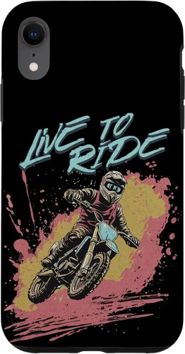Vista 25 de Live to Ride Dirt Bike Motocross Racing Motorcycle Riding Case for iPhone 16