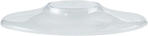 Vista 14 de Restaurantware Vasos de delicatessen de 5.5 onzas, 100 vasos ovalados de plástico para frutas, con tapas, vasos desechables de plástico transparente