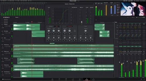 Vista 2 de Blackmagic Design DaVinci Resolve 14 Studio License Key Item negro