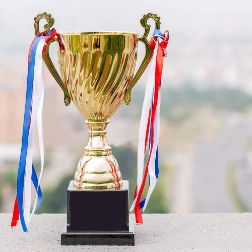Vista 5 de Copa de Trofeo - Trofeo Grande, Premio de Oro para Deportes, Torneos, Competiciones, Trofeo de Partido de Liga de Fútbol Soccer, Otro Premio