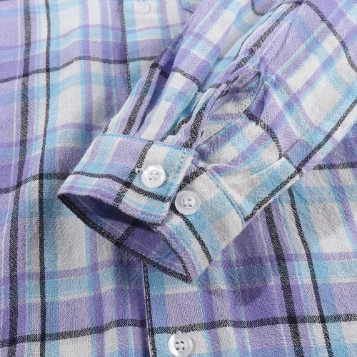 Vista 7 de Noomelfish Camisa de manga larga con botones para niñas (5-12 años)