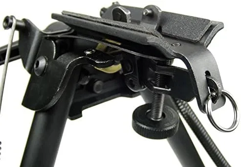 Vista 4 de Bípode de largo alcance de 13 a 27 pulgadas con pivote Podlock resistente, alto a prueba de golpes, estilo giratorio Bi-pod