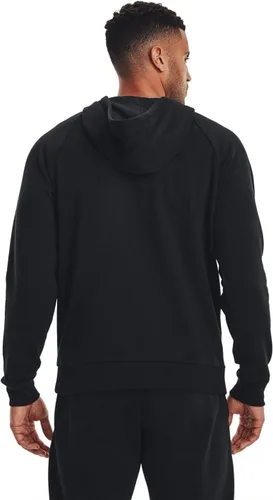 Vista 3 de Under Armour Rival - Sudadera de vellón con capucha y 12 cremallera para hombre