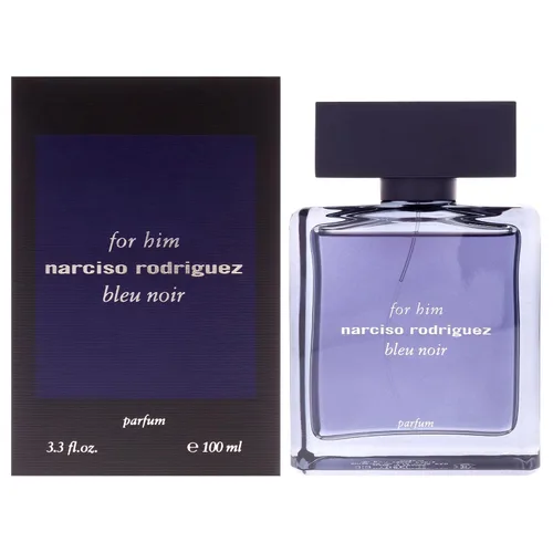 Vista 4 de Narciso Rodriguez Bleu Noir Eau de Parfum Spray para Hombres, Azul, 3.3 Onzas
