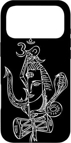 Vista 22 de Lord Shiva Hindu God Spiritual Yogi Inspirational Yoga Case for iPhone 17