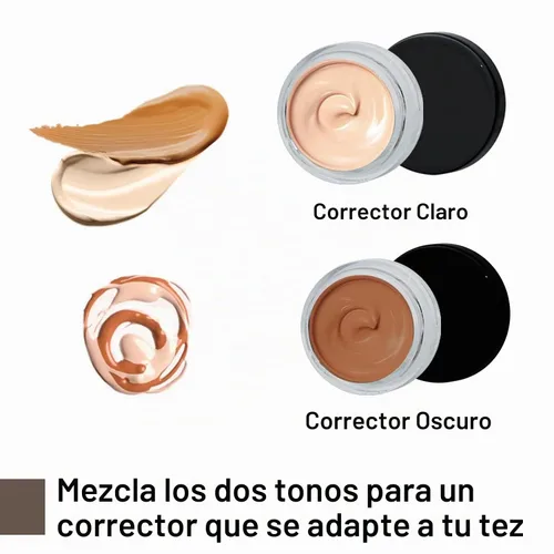 Vista 5 de Cubierta de tatuaje, corrector invisible impermeable para el cuerpo, piernas, contusiones, cicatrices, manchas oscuras, vitíligo, maquillaje