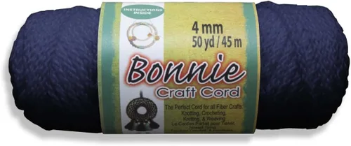 Vista 3 de Cuerda Pepperell Bonnie de macramé, para hacer manualidades, de 0.15 pulgadas y de 50 yardas Kelly