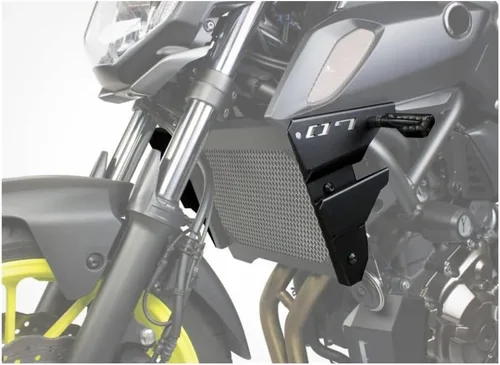 Vista 4 de Protector de rejilla de radiador 2022 2023 Cubierta lateral de radiador para motocicleta Radiador Grill Protector para Ya&maha MT-07 FZ-07 2021 MT07