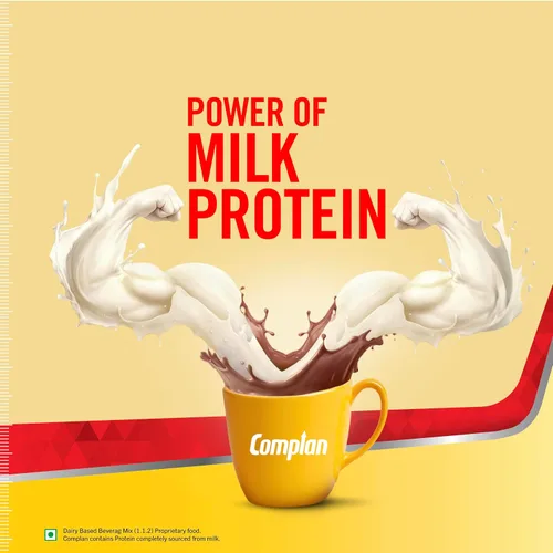 Vista 6 de Complan Nutrición y Salud Bebida Kesar Badam, 500gm (Jar)