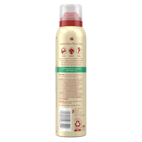 Vista 10 de Old Spice Desodorante en aerosol para todo el cuerpo para hombres, sin aluminio, aroma a aloe + lluvia, protección contra olores 24/7, frescura