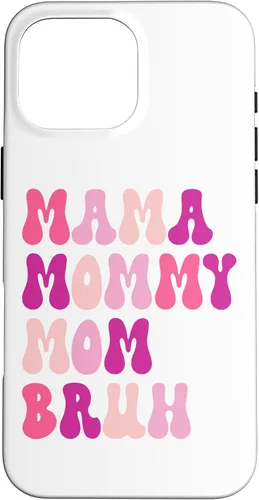 Vista 19 de Ma Mama Mommy Mom Bruh Funny Boy Mom Mothers Day Case for iPhone 17