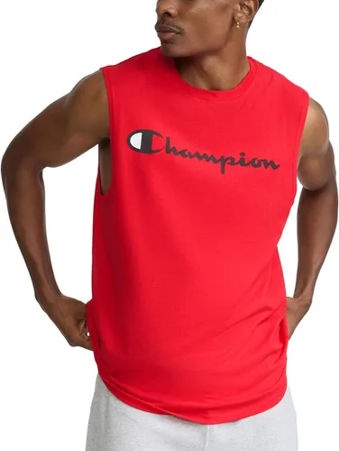 Vista 18 de Champion Camiseta sin mangas para hombre, camiseta muscular clásica con gráfico, camiseta sin mangas para hombre (Regular o Grande y Alto)