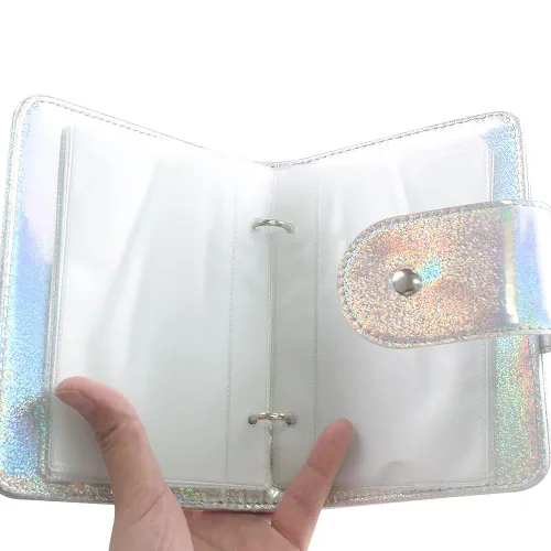 Vista 4 de DRDS 20 ranuras para arte de uñas, soporte para placa de estampación, bolsas de almacenamiento, cajas de almacenamiento de arco iris, prácticas