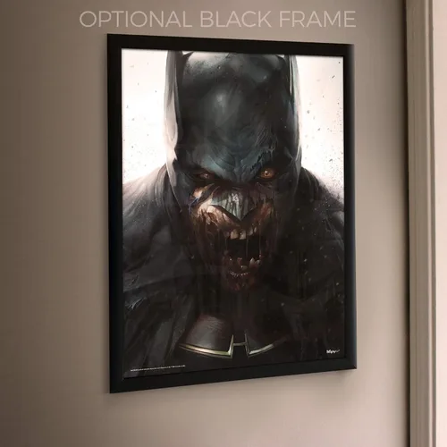 Vista 6 de MIGHTYPRINT DC Comics – Batman – DCeased – Zombie Attack – Arte de pared duradero de 17 x 24 pulgadas – No hecho de papel – Coleccionable