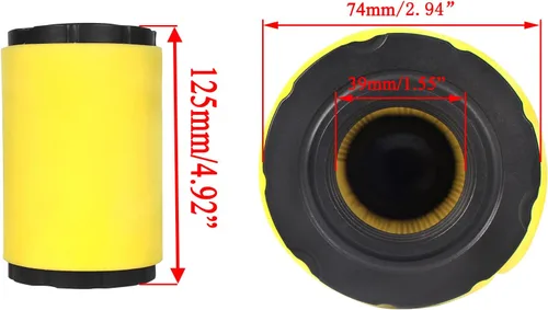 Vista 2 de Kit de afinación de filtro de aire y aceite YTH22V46 Z254F para Husqvarna YTH24V48 Z254 Z246 YTA18542 YTH2348 YTA22V46 YTA24V48 YTH24V54 Cortacésped