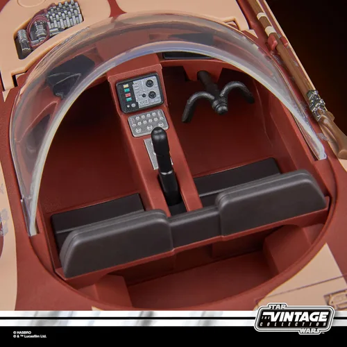 Vista 5 de Star Wars The Vintage Collection, vehículo Landspeeder con figura de Luke