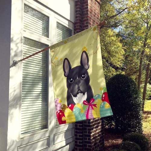 Vista 26 de Caroline's Treasures BB1923GF Bandera decorativa para jardín con diseño de Border Collie, para caza de huevos de Pascua, para jardín, jardín, patio