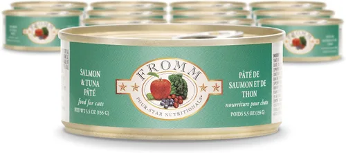 Vista 23 de Fromm Four-Star Nutritionals - Comida húmeda de primera calidad en paté de carne y venado para gatos, receta de carne de res, caja de (12) latas