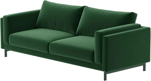 Vista 18 de Fundas de sofá de algodón resistentes compatibles con IKEA Nockeby de tres asientos (ancho: 98.8 in, no 79.9 in), funda de sofá