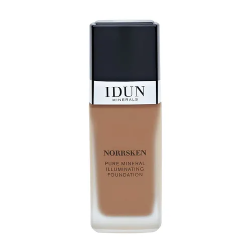 Vista 19 de IDUN Minerals Base líquida Norrsken – Cobertura suave y sedosa – Acabado luminoso y húmedo para piel seca y opaca – Maquillaje vegano y resistente