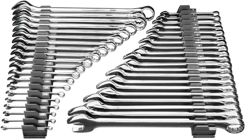 Vista 4 de Ernst Manufacturing Wrench Pro - Organizador modular de llaves inglesas para 40 llaves inglesas (Hi-Viz) - Fabricado en los Estados Unidos