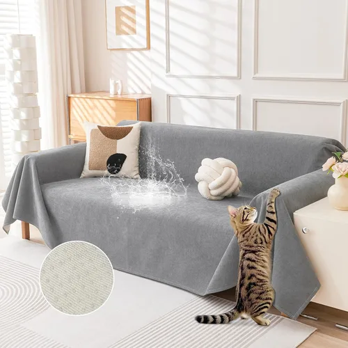 Vista 11 de Deep Dream Funda para Sillón Resistente a Arañazos de Gato, Funda Impermeable para Sofá para Perros, Protectores de Sofá Amigables con Mascotas