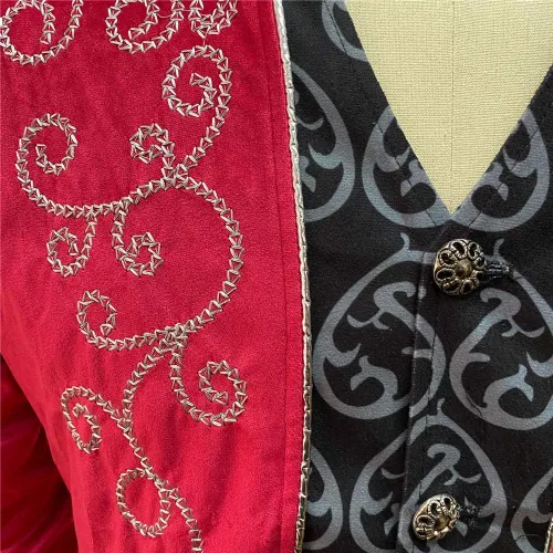 Vista 5 de Apocrypha Abrigo medieval steampunk para hombre chaqueta gótica de vampiro abrigo de vestido